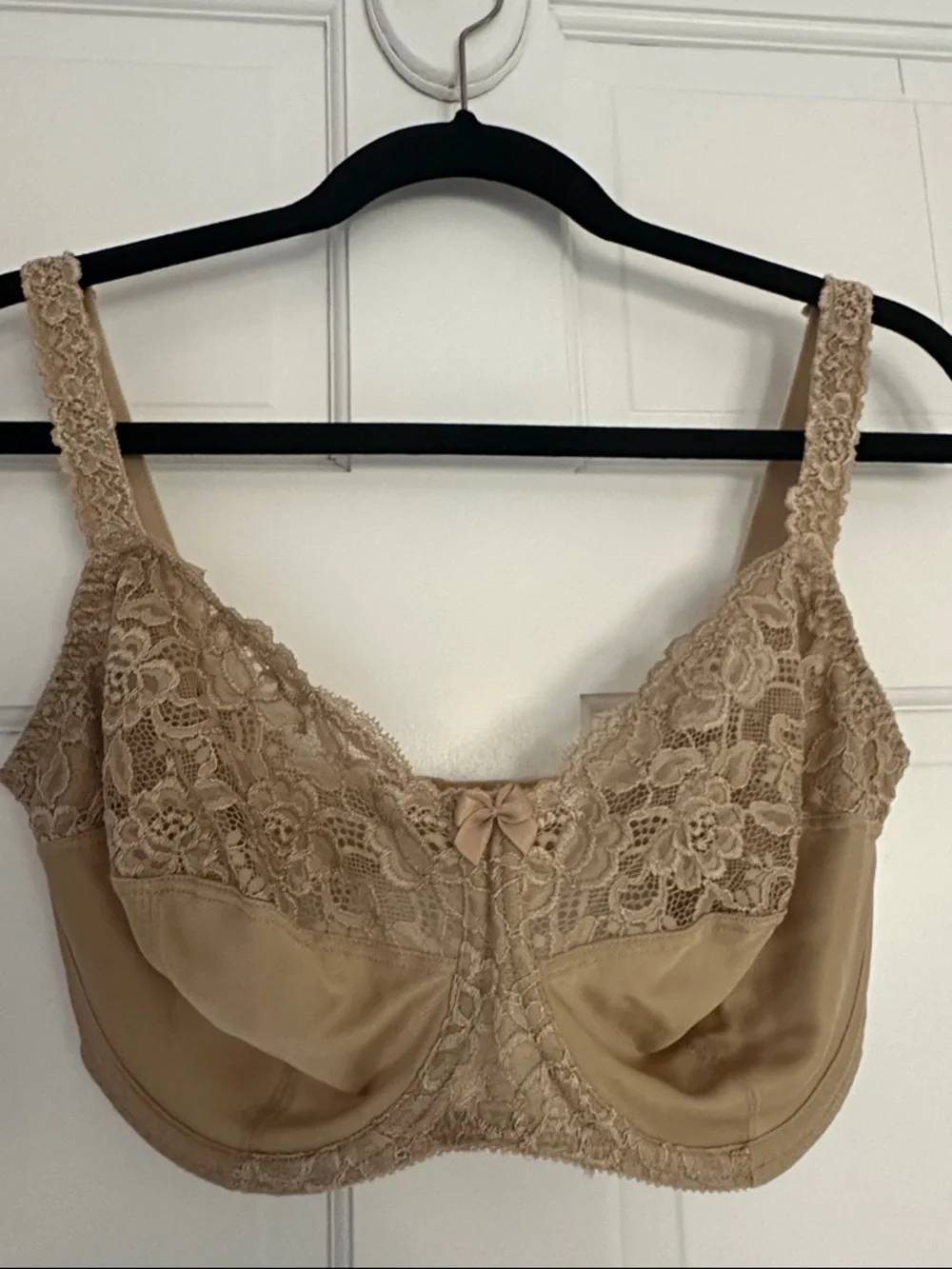 Fantasie Beige Lace Underwire Bra Size 34G